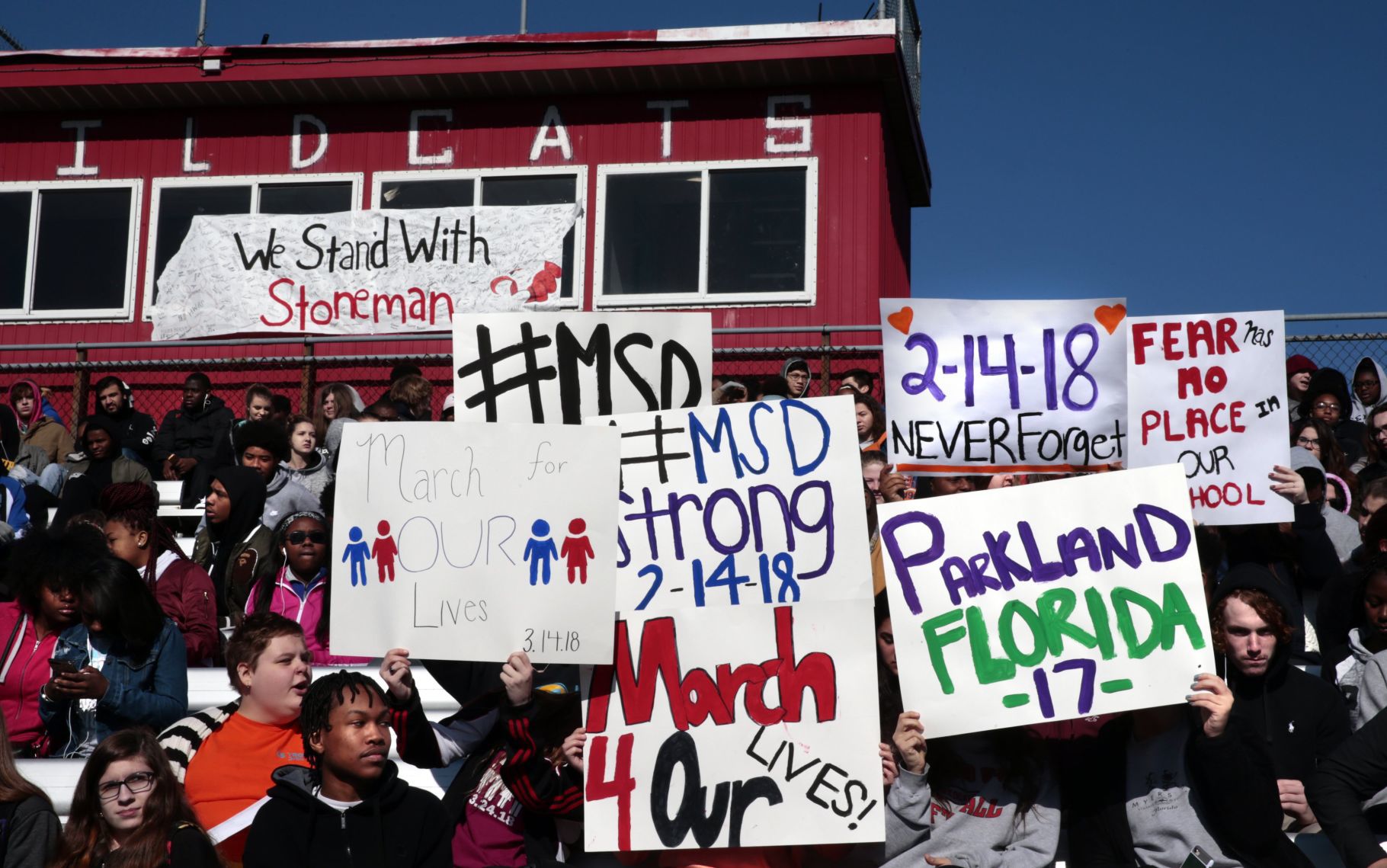 Solemn program at Hazelwood West remembers those killed at Florida high school